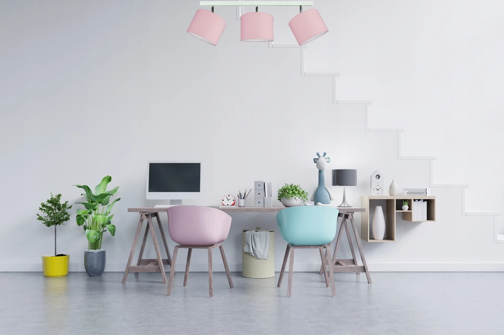 Bez Marki Modna Lampa wisząca vaikams nowoczesny abażur 20cm słoneczny geltona Led