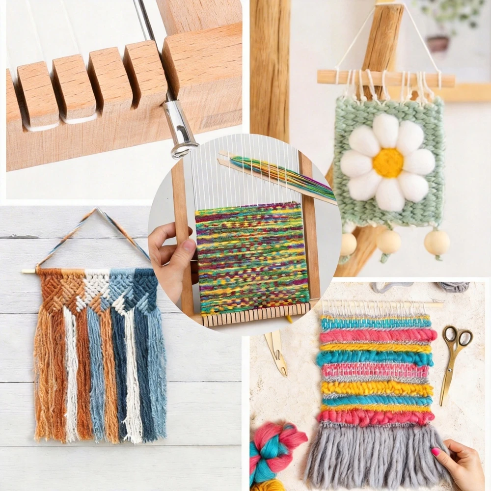 Bez Marki mokomasis audimas LOOM mokyklai MEDIENOS linksmybės MONTESSORI VERPALAI