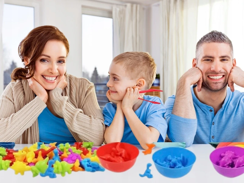 Bez Marki Mokomasis rūšiavimo žaislas Lean Toys, 30 d.
