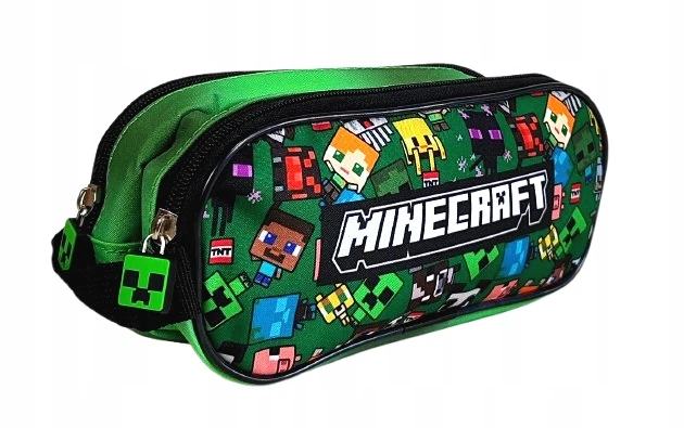 Bez Marki MOKYKLINĖ DOVANŲ DĖŽUTĖ, 2 SKYRIAI, DVIGU SKYRIUS MINECRAFT BERNIUKUI, DIDELIAM ŽAIDĖJUI