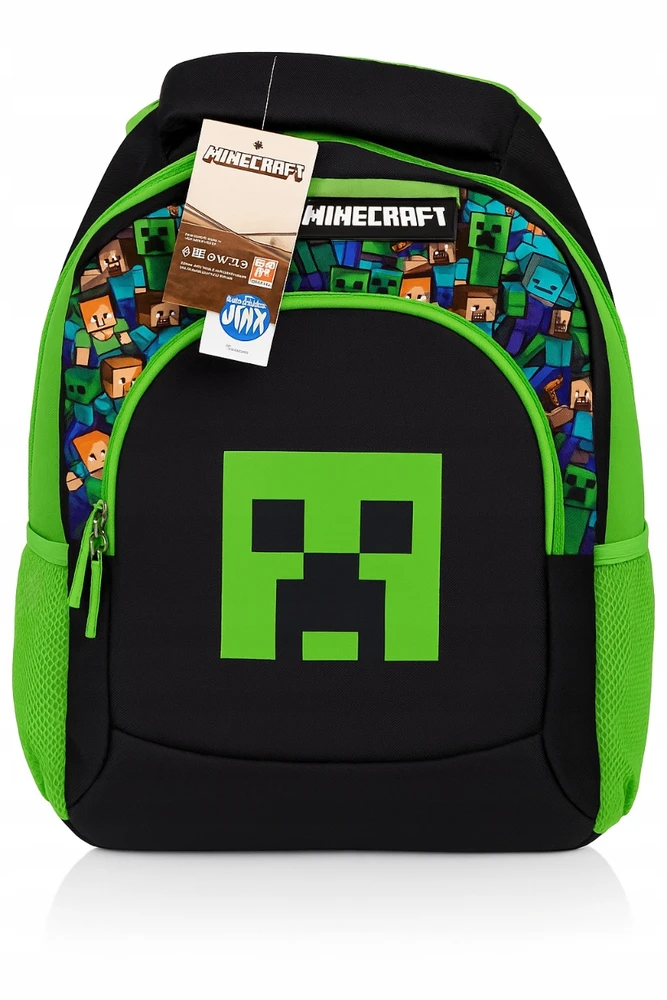Bez Marki MOKYKLINĖ KUPRINĖ VAIKUI MINECRAFT ŽAIDĖJUI, BERNIUKUI, TALPINĖS, KELIAMOSIOS