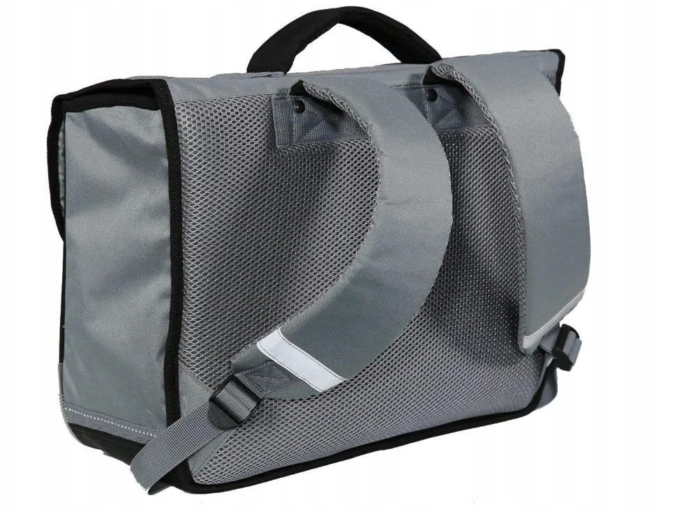 Bez Marki Mokyklinė rankinė 38 cm – Žvaigždžių karai / The Mandalorian | Juoda ir pilka | Bagtroteris