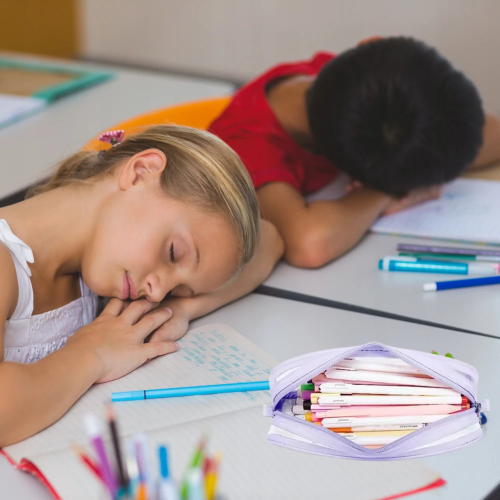 Bez Marki Mokyklinis pieštukinis dėklas, Krumad, berniukams ir mergaitėms, skaidrus