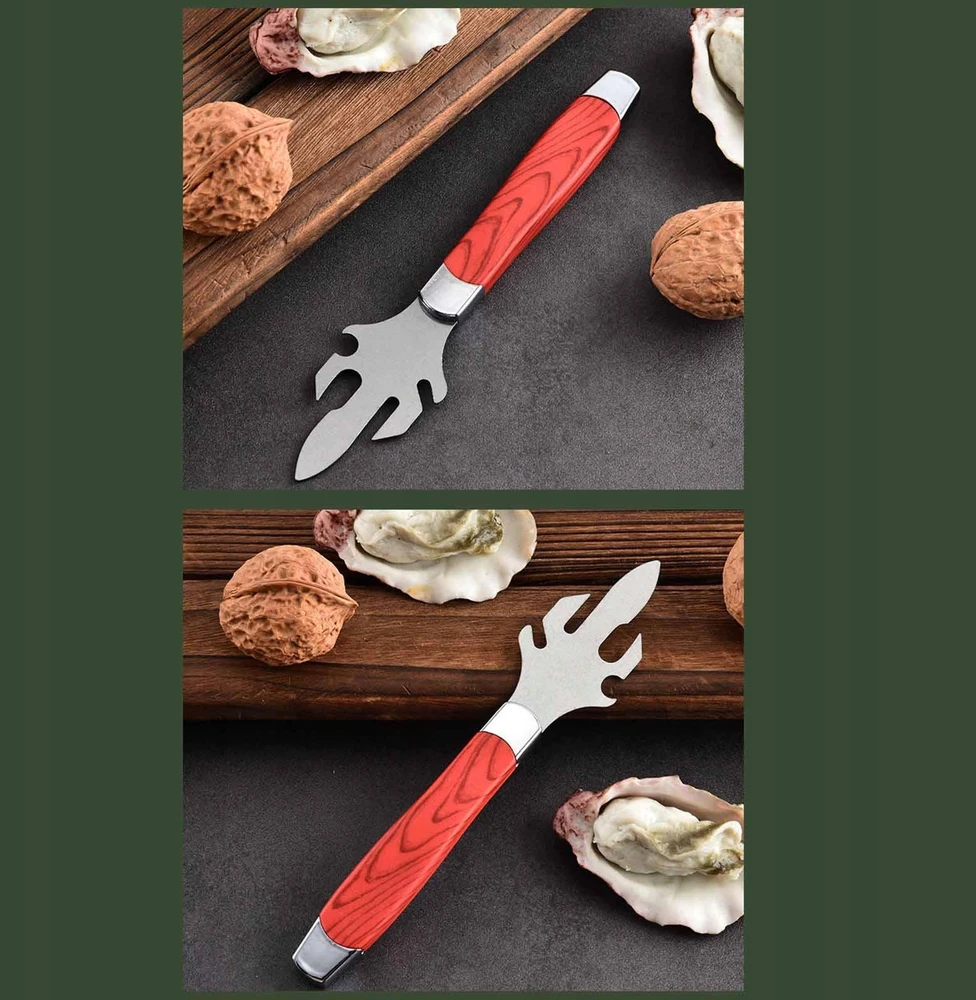 Bez Marki Moliuskų atidarytuvas Oyster Shucker jūros gėrybių rankinis ant grotelių austrių išmetimo įrankis