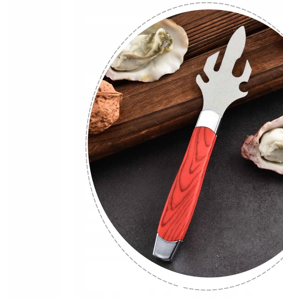 Bez Marki Moliuskų atidarytuvas Oyster Shucker jūros gėrybių rankinis ant grotelių austrių išmetimo įrankis