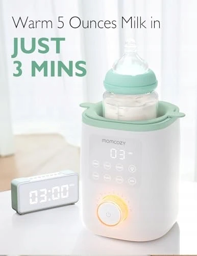 Bez Marki Momcozy 9-in-1 buteliukų šildytuvas su naktine lempute
