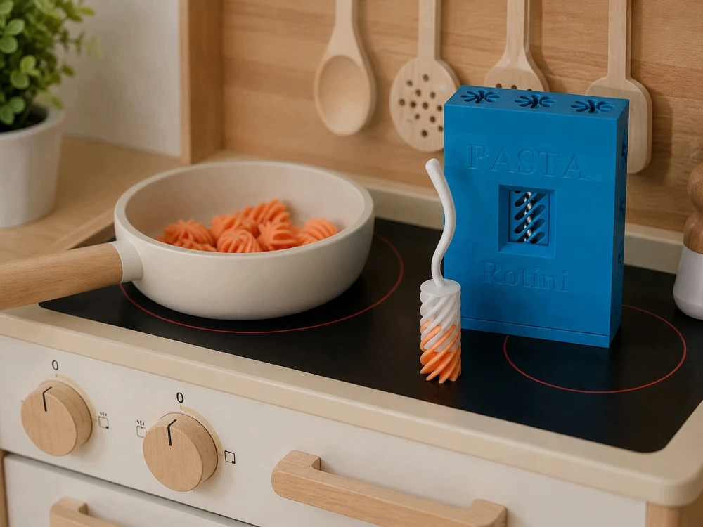 Bez Marki Montessori Rotini makaronai – smulkiąją motoriką lavinantis žaislas