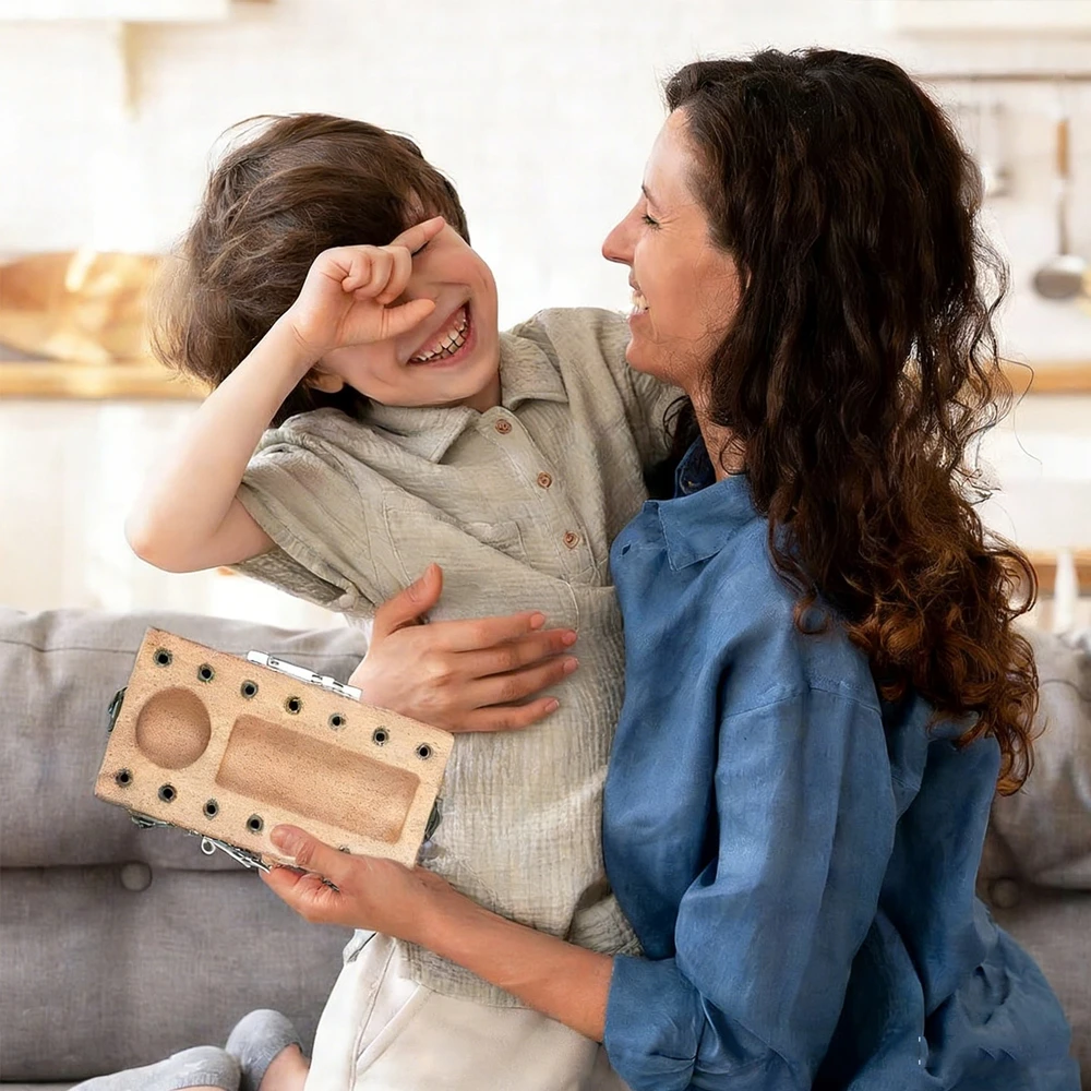 Bez Marki MONTESSORI ŽAISLŲ MEDINĖ UŽSUKIMO LENTA 3-5 METŲ VAIKAMS