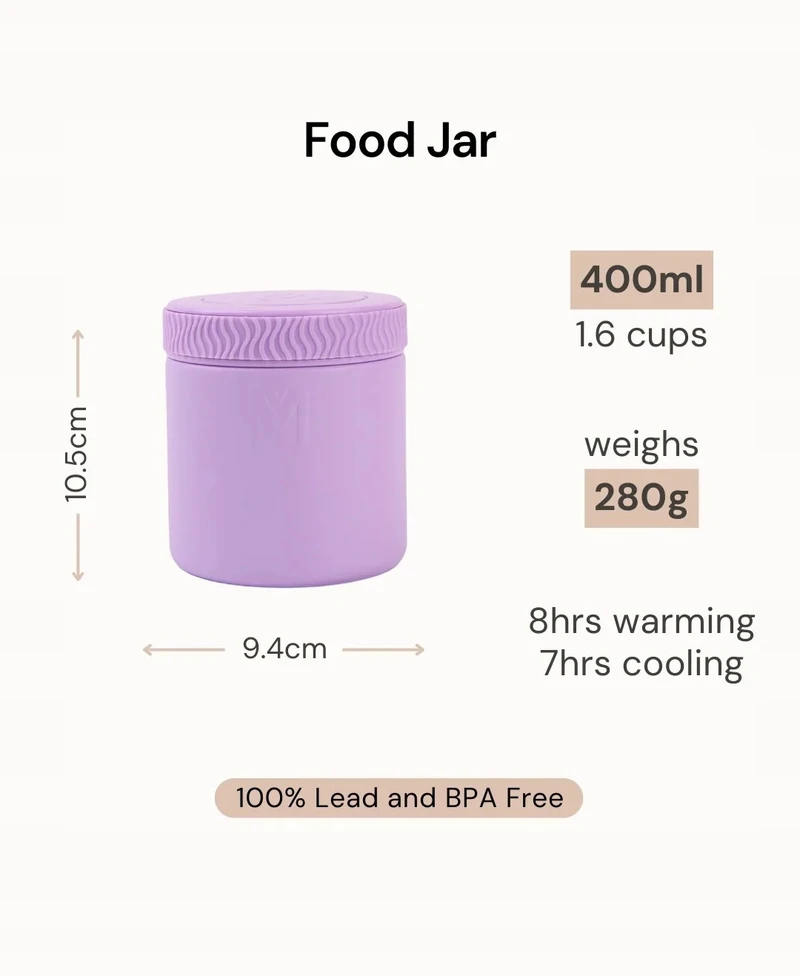 Bez Marki MONTIICO FOOD JAR termos obiadowy vaikams 400 ml, Splash