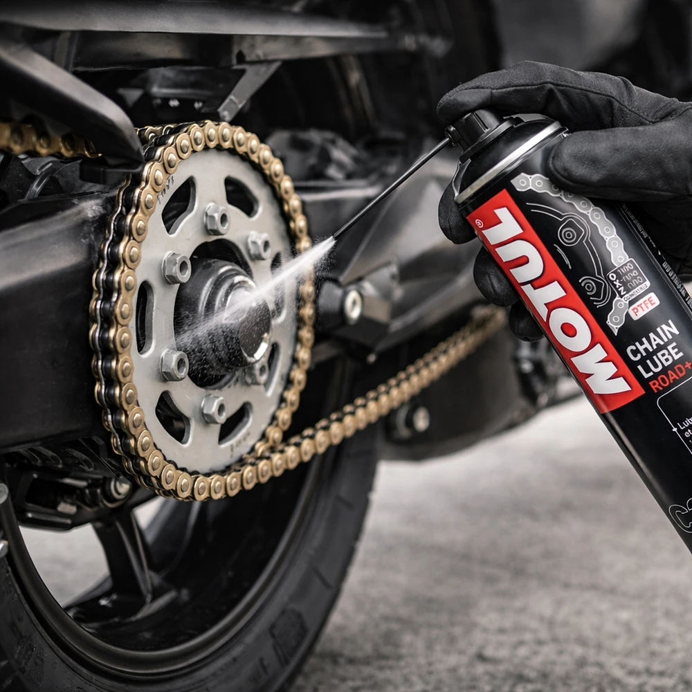 Bez Marki Motociklo dviračio MOTUL C2+ grandinės tepalų konteineris, tepalo laikiklis