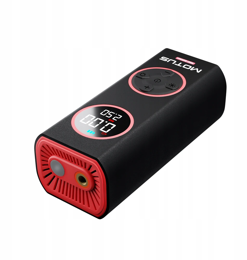 Bez Marki Motus Airpump Pro Raudona - elektrinis kompresorius su manometru, 96w