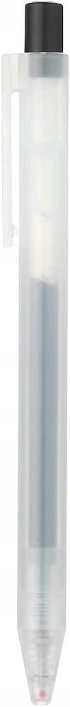 Bez Marki MUJI Długopis żelowy juoda 0.5mm 10 vnt do pisania rysowania szkicowania