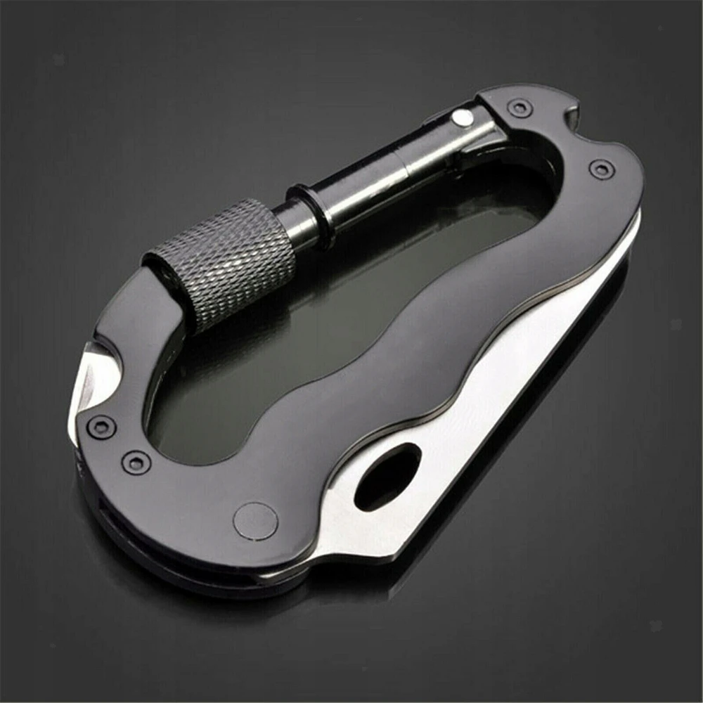 Bez Marki MULTITOOL SHARP KARABININĖ PEILIS 6IN1 SURVIVAL