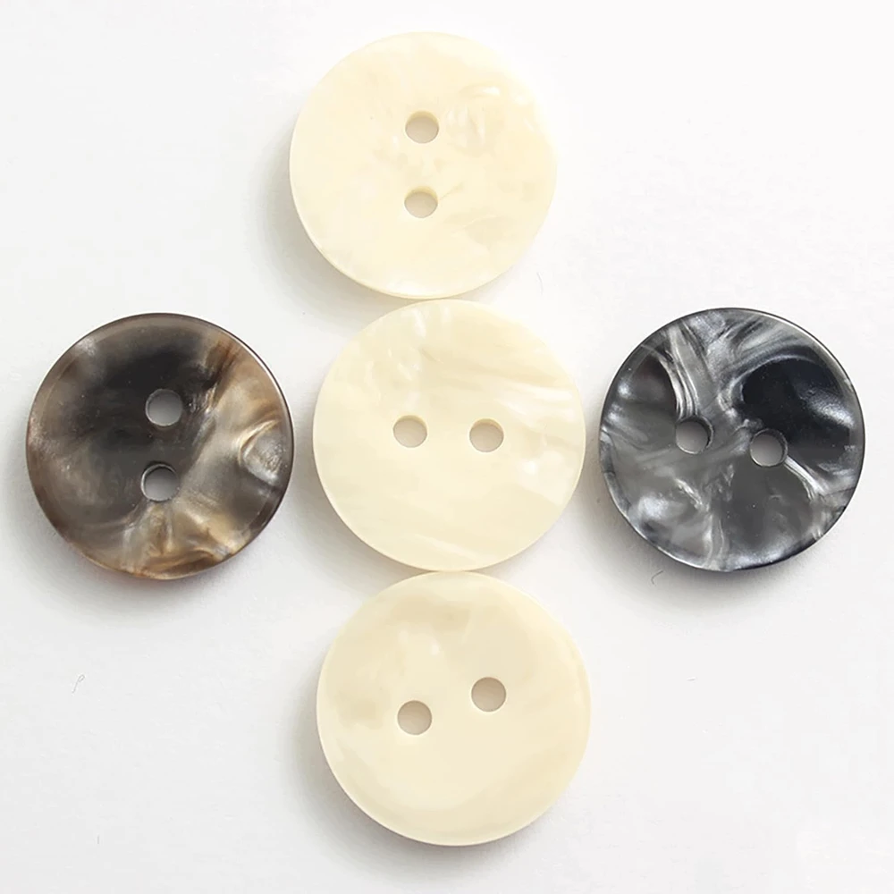 Bez Marki MYGTUKAI 20 Vnt. 21 MM APVALYTI DERVOS SMĖLĖS DEKORATINIAI SIUVIMO RETRO DIY PRODUKTAI