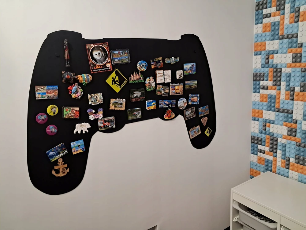 Bez Marki NA magnesy METALOWA TABLICA blacha PAD gra Play 120x75 cm dzień chłopaka