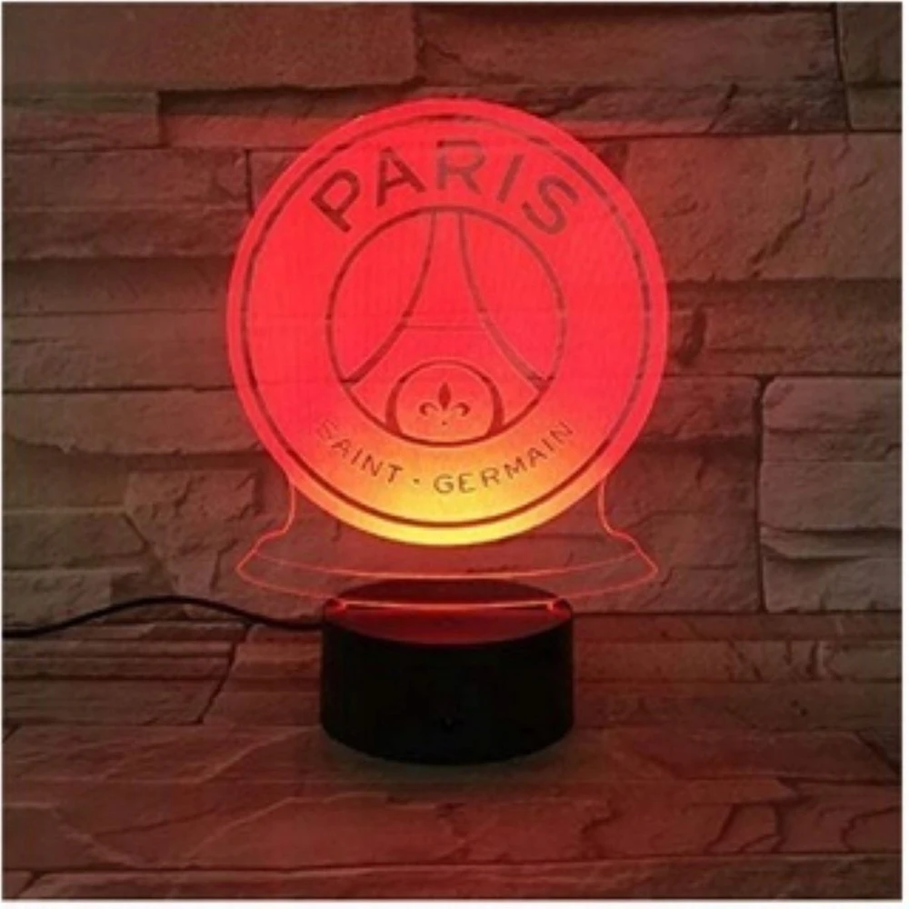 Bez Marki Naktinė lempa 3D LED PSG Z PILOTEM - USB