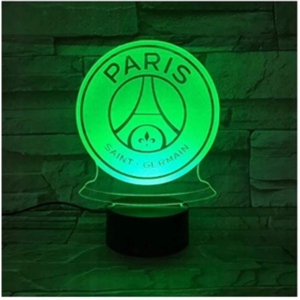 Bez Marki Naktinė lempa 3D LED PSG Z PILOTEM - USB
