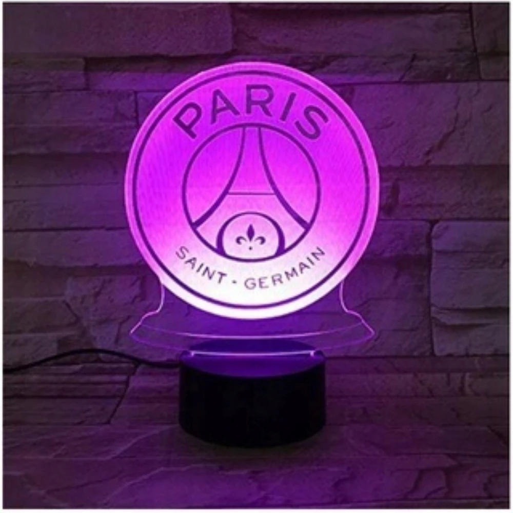 Bez Marki Naktinė lempa 3D LED PSG Z PILOTEM - USB