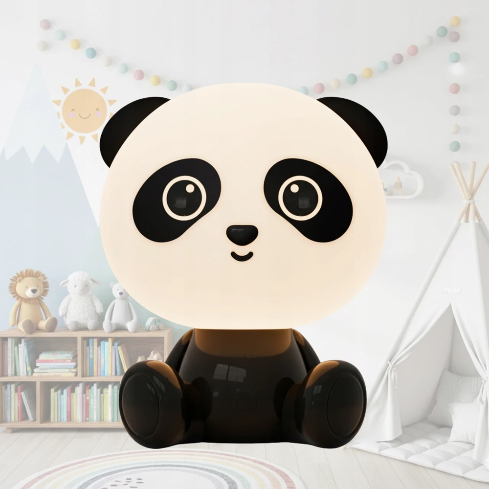 Bez Marki Naktinė lempa DLA DZIECI RGB PANDA BEZPRZEWODOWA DOTYKOWA KOLOROWA LED USB