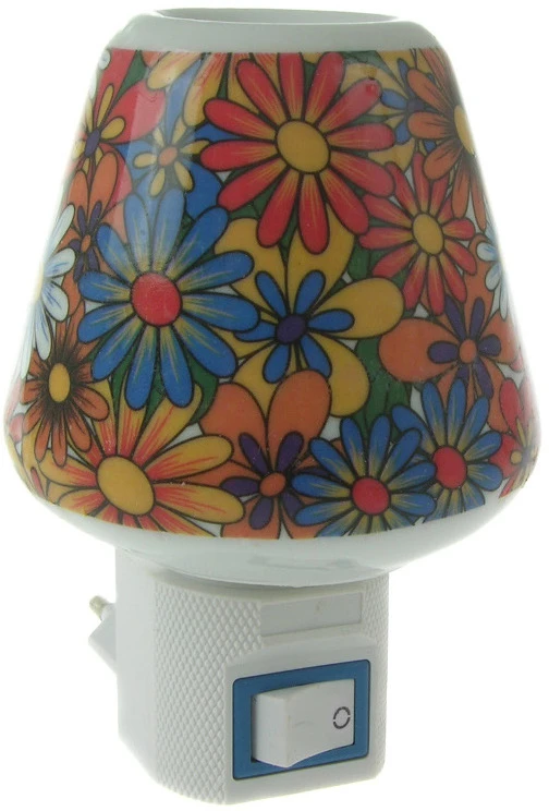 Bez Marki Naktinė lempa Do Kontaktu Gniazdka Do Sypialni CERAMICZNA Z Włącznikiem 4913