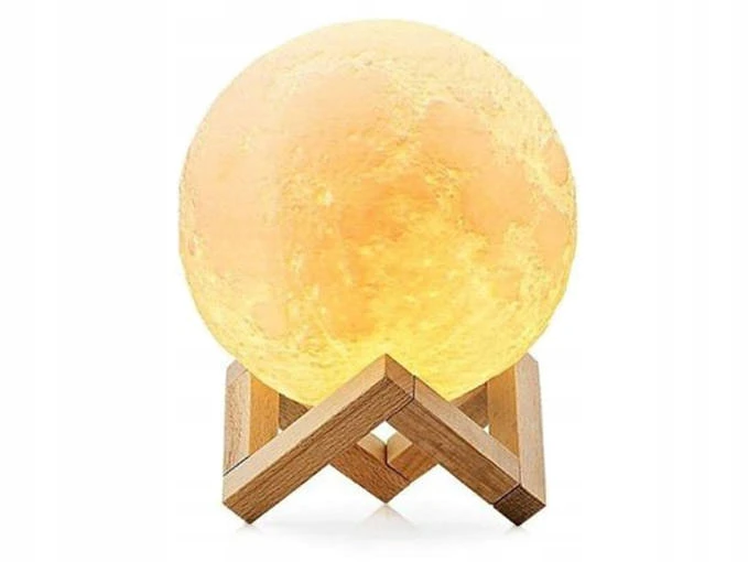 Bez Marki Naktinė lempa KSIĘŻYC 3D LED Pultas MOONLIGHT XXL LAMPA MOON DO SYPIALNI