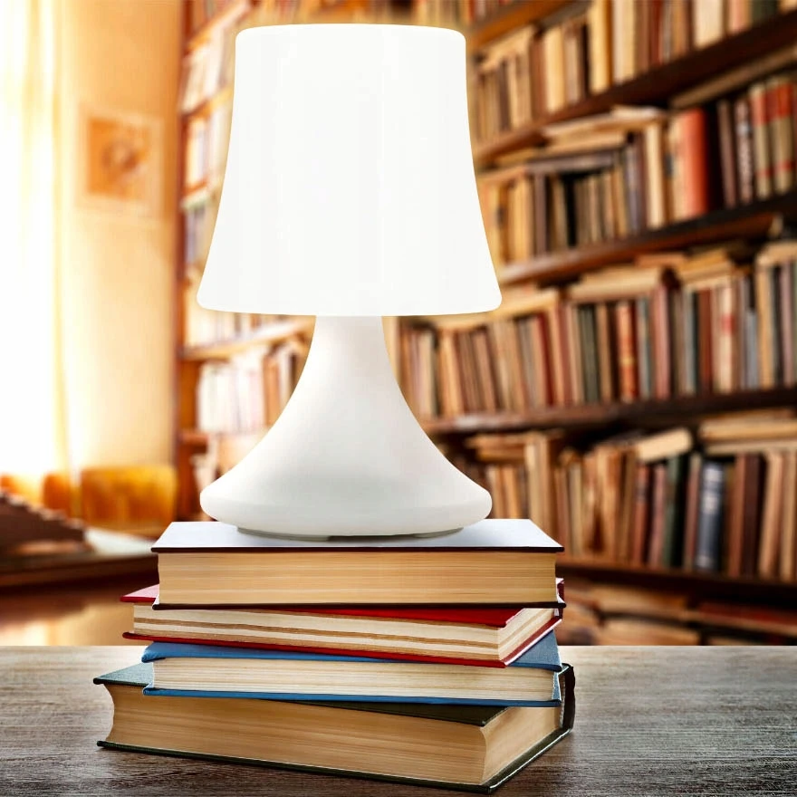 Bez Marki Naktinė lempa LAMPA STOŁOWA NA SZAFKĘ NOCNĄ KOLOROWA LED RGB + Pultas