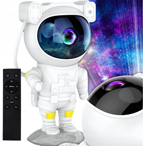 Bez Marki Naktinė lempa LED Projektorius GWIAZD ASTRONAUTA RZUTNIK GWIAZD NIEBA DZIECI 3D