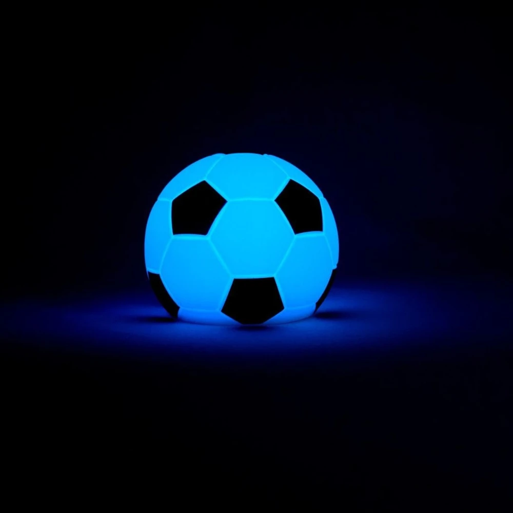 Bez Marki Naktinė lempa PIŁKA NOŻNA 11 cm LED USB Prezent dla Chłopca dla Piłkarza