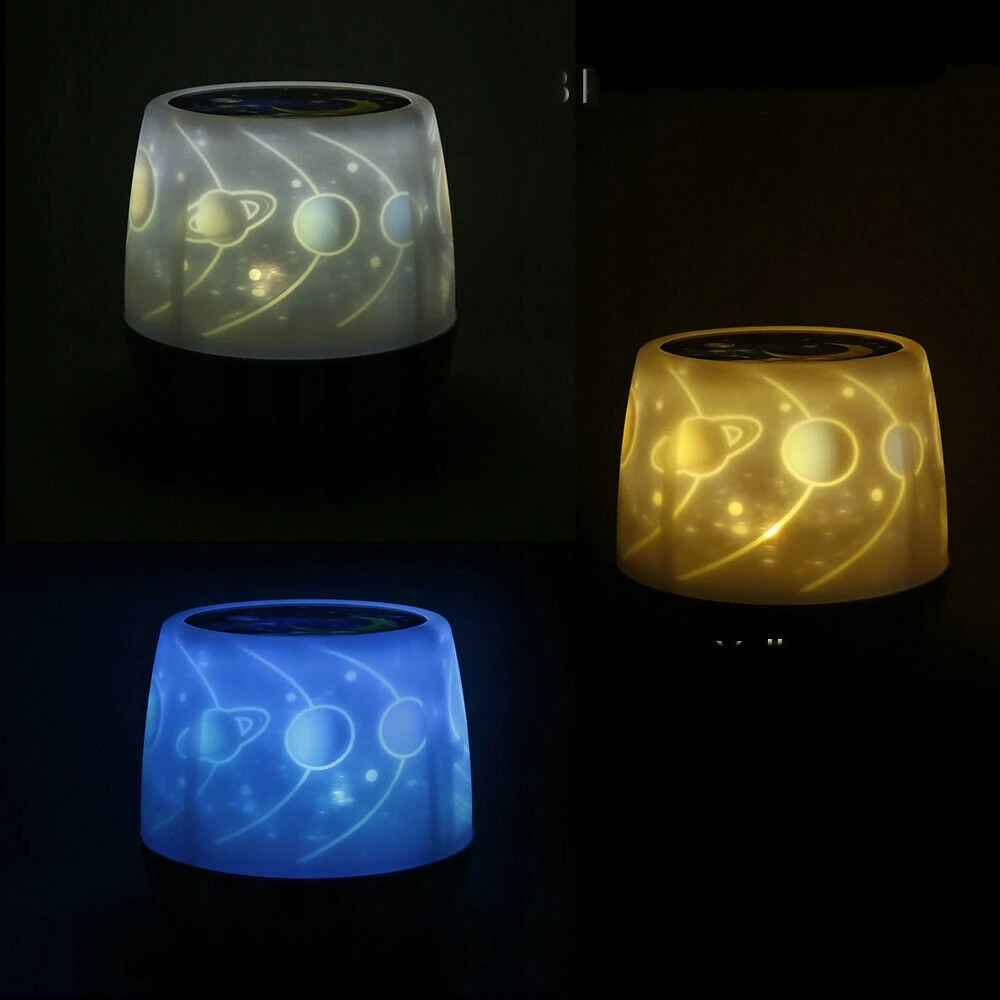 Bez Marki Naktinė lempa Projektorius GWIAZD KOSMOS WYMIENNE KLISZE LED USB