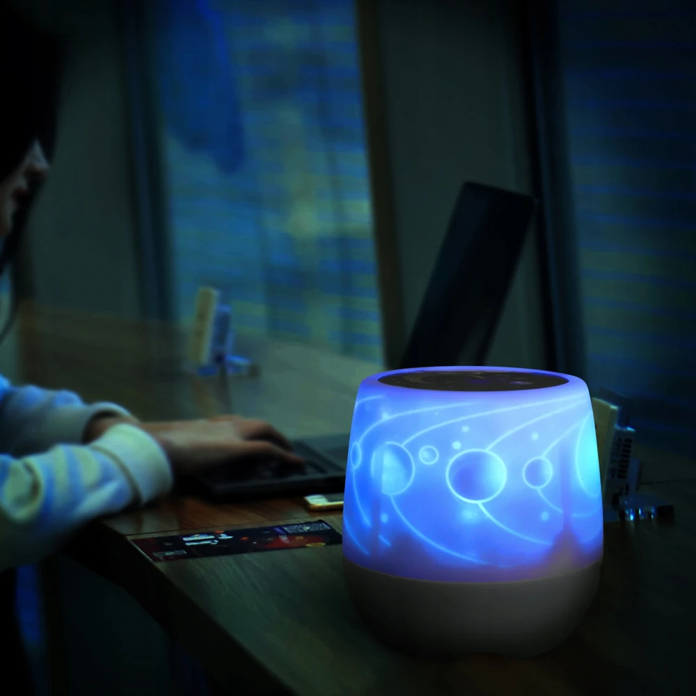 Bez Marki Naktinė lempa Projektorius GWIAZD KOSMOS WYMIENNE KLISZE LED USB