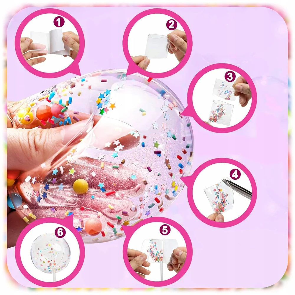 Bez Marki NANO BUBBLE TAŚMY DO DMUCHANIA BANIEK DIY Rinkinys TAŚM 5 DIY BLOW PUSZCZANIE