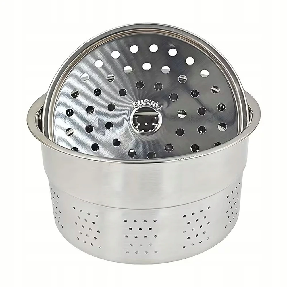 Bez Marki Nerūdijančio plieno garintuvo įdėklas, suderinamas su Thermomix TM5 TM6 TM7