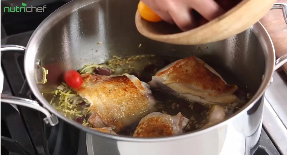 Bez Marki NERŪDIJANČIO PLIENO PUODAS 18L DIDELIS INDUKCINIS LĖTO GAVIMO NUTRICHEF