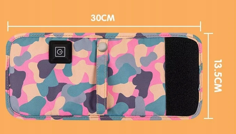 Bez Marki NEŠIMASIS TURISTINIS ŠILDYTUVAS PIENO BUTELIAMS TRAVEL LAYETTE USB 5V