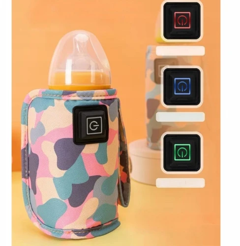 Bez Marki NEŠIMASIS TURISTINIS ŠILDYTUVAS PIENO BUTELIAMS TRAVEL LAYETTE USB 5V