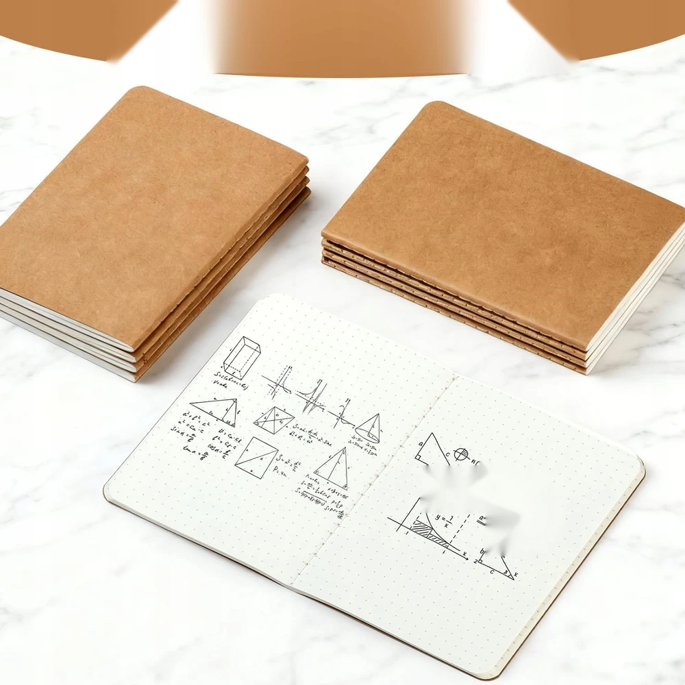 Bez Marki NEŠINIŲ BOOK A6 10X14CM KIŠENĖS NETIESIOGINĖS POPIERIUS STORDUS RETRO POPIERIUS