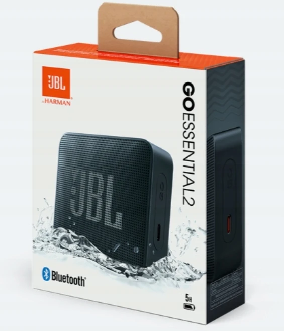 Bez Marki Nešiojamas mobilusis Bluetooth garsiakalbis JBL Go Essential 2 Juodas 3,5 W