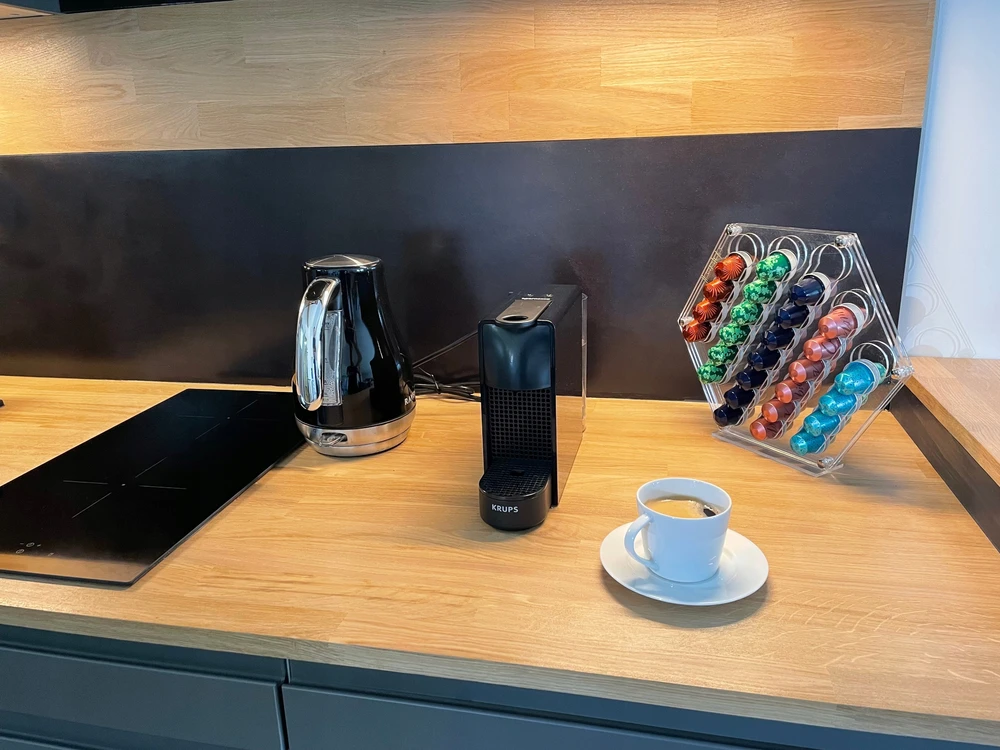 Bez Marki Nespresso Hexagon plexiglass kavos kapsulių stovas