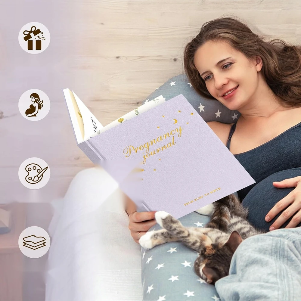 Bez Marki NĖŠTUMO DIENORAŠČIO KNYGA ATMINIMO ALBUMŲ ŽURNALAS 156 PUSLAPIAI PURPURINIAI