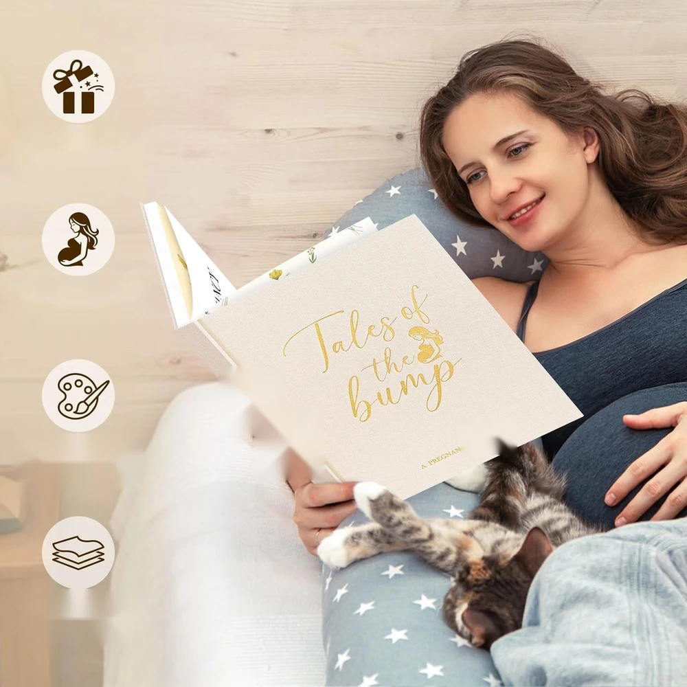 Bez Marki NĖŠTUMO DIENORAŠTIS KNYGA KALENDORIUS SUVENYRAI ATSIMINIMAI BEIGE ALBUM 156