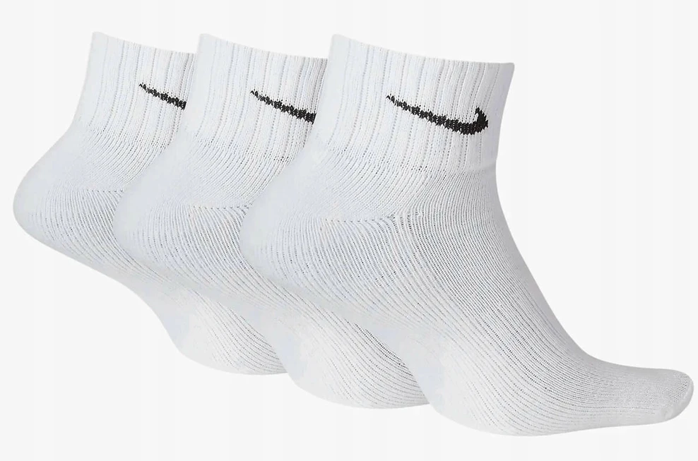 Bez Marki NIKE Everyday Cushion kulkšnies kojinės baltos 34-38 dydis