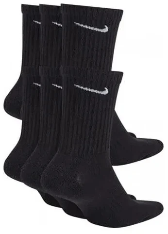 Bez Marki Nike juodos medvilnės Everyday Dri-Fit kojinės, 34-38 dydis, 6 poros