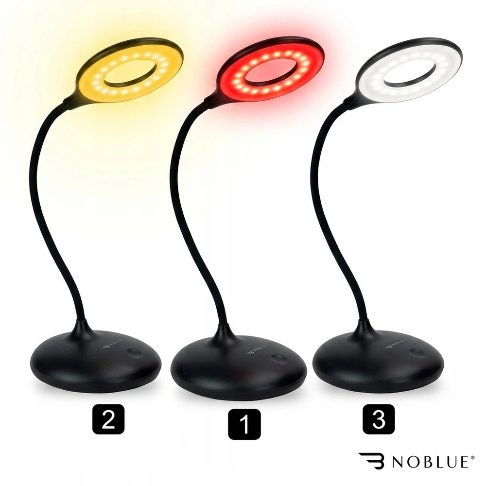 Bez Marki Noblue Led Naktinė Lempa: 3 Spalvos, Belaidė, Usb
