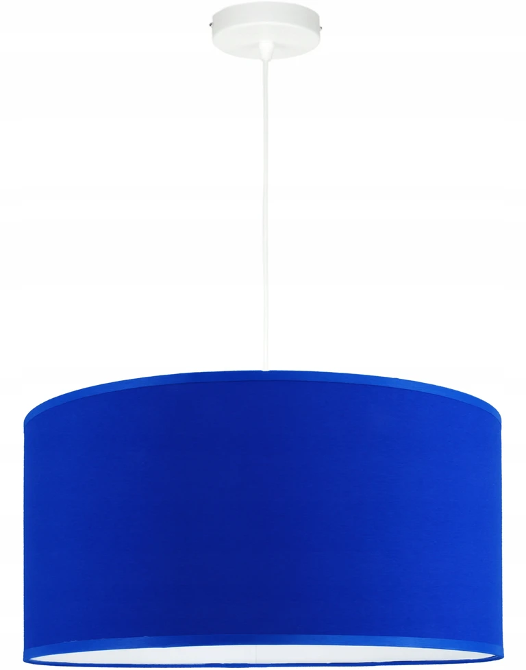Bez Marki Nowoczesna Lampa wisząca, sufitowa, abażur 40cm mėlyna chaber żyrandol,