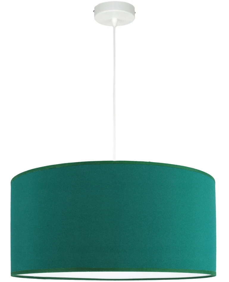 Bez Marki Nowoczesna Lampa wisząca, sufitowa, abażur 40cm butelkowa žalia żyrandol,