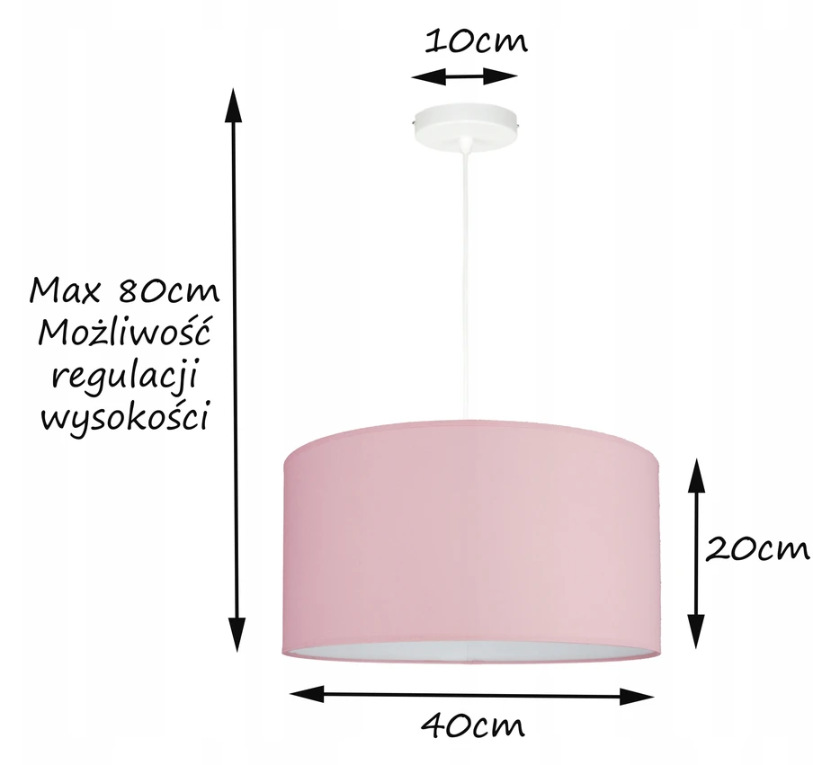 Bez Marki Nowoczesna Lampa wisząca sufitowa żyrandol geltona słoneczny abażur 40cm Led