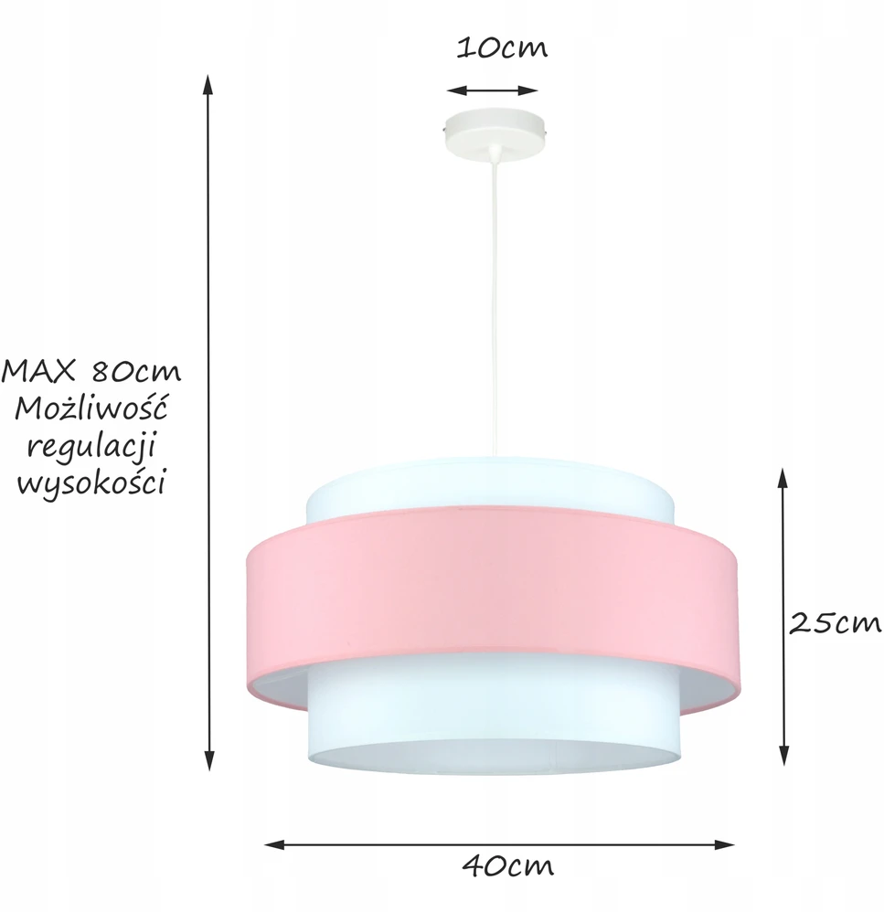 Bez Marki Nowoczesna Lampa wisząca sufitowa, żyrandol abażur geltona 40cm BOHO
