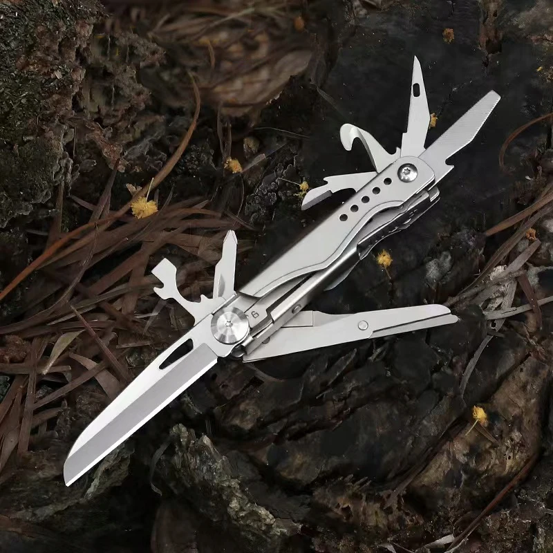 Bez Marki NÓŻ sulankstomas MULTITOOL NARZĘDZIE WIELOFUNKCYJNE 5 NARZĘDZI