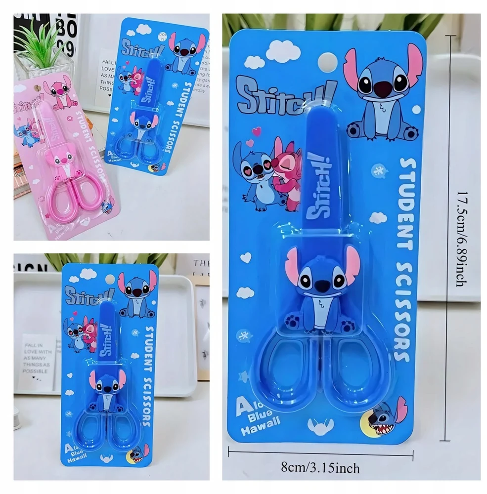 Bez Marki NOŻYCZKI DO SZKOŁY LILO&STITCH NOŻYCZKI SZKOLNE DLA DZIECI Angel rožinė