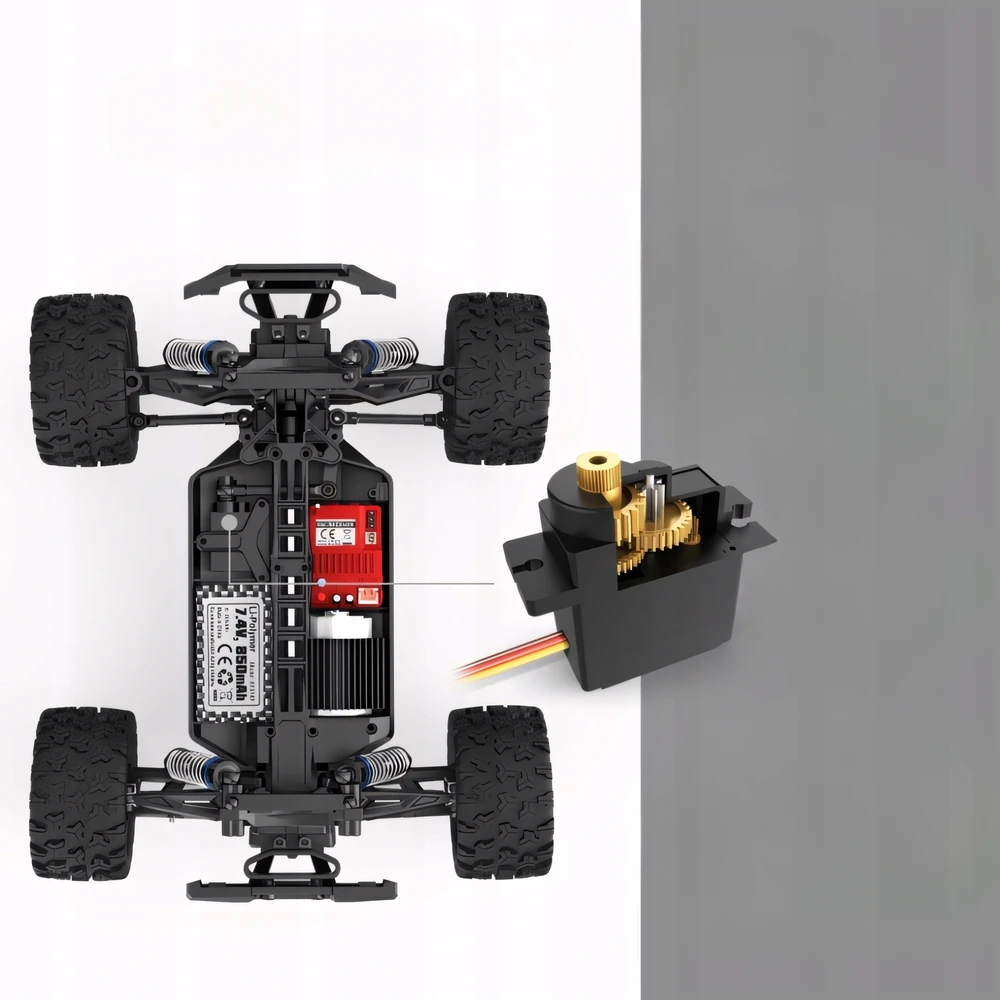 Bez Marki Nuotoliniu būdu valdomas RC automobilis visureigis 4x4 1:18 36 km/h nuotolinio valdymo RINKINYS